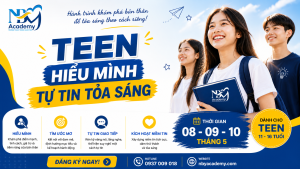 TEEN HIỂU MÌNH – TỰ TIN TỎA SÁNG giúp teen khám phá bản thân, định hướng ước mơ, phát triển kỹ năng và tự tin trưởng thành.